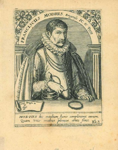 Ritratto francesco modius - ritratto, di