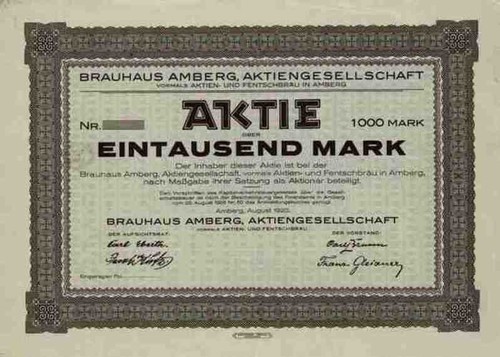 Brauhaus amberg 1923 - brauhaus,
