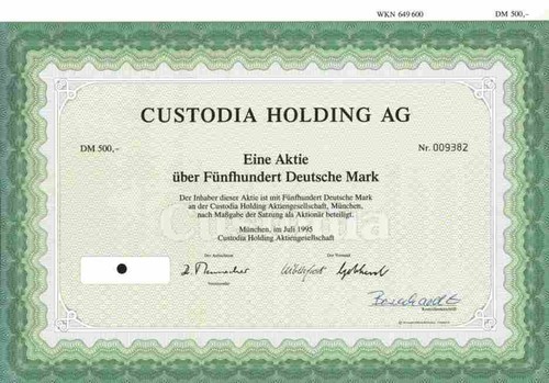 Custodia holding 1995 - custodia,
