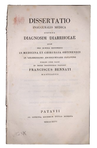 1826 dissertatio inauguralis - 1826,,