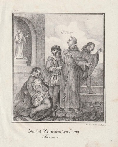 C1840 heiliger bernhardin - bernhardin, von