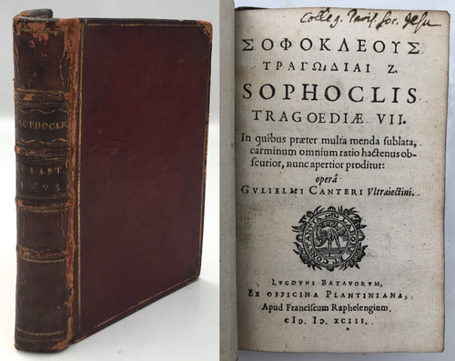 1593 sophocles tragedies - 1593,