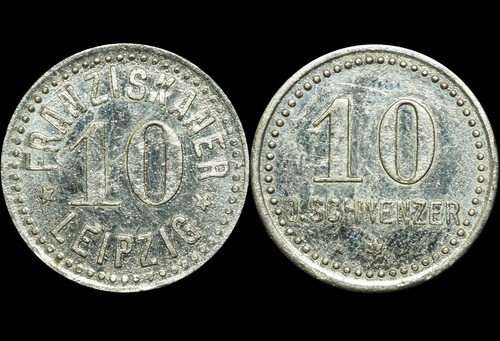 Marca pfennig o - 10, pfennig.