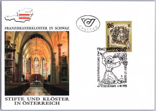 Austria fdc schwaz monastero - schwaz,